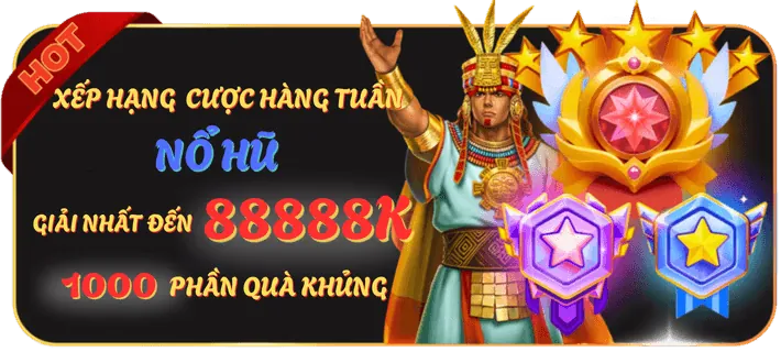 Banner khuyến mãi chào mừng dành cho trò chơi slot tại Bet88keo